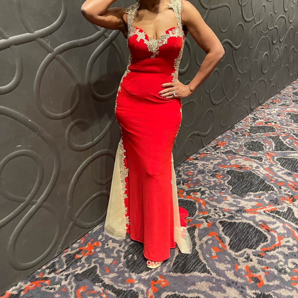 Red Gown, Prom Dress, Formal Gown